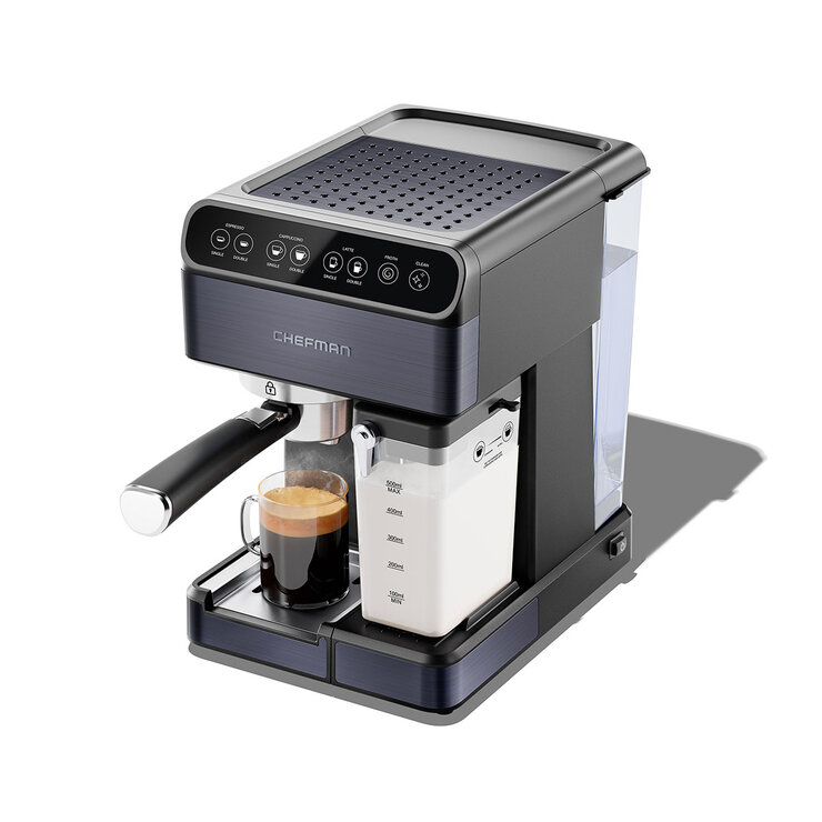 Chefman, Máquina Espresso 6 en 1, Programable de 1.8L (café de grano & cápsulas compatibles de Nespresso) — Imagen 2 de 4
