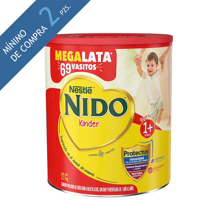 Nido Kinder, Leche en Polvo 2.5 kg