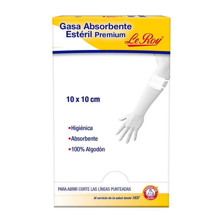 Le Roy Gasa Absorbente Estéril Caja con 150 Piezas — Imagen 3 de 3