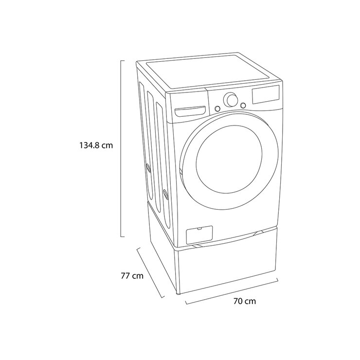 Lavasecadora 22kg / 13Kg + twin wash mini 3.5Kg LG — Imagen 4 de 4