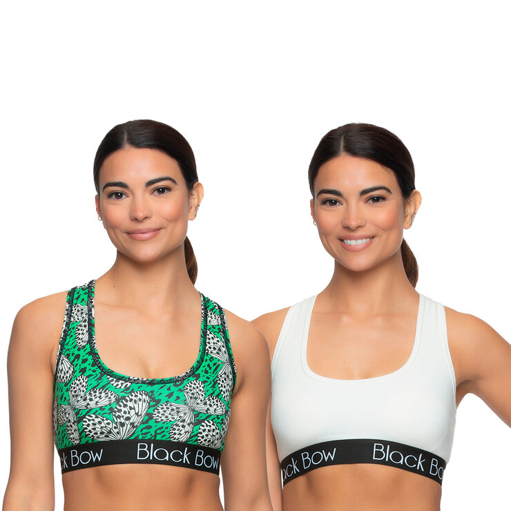 Black Bow Bralette para Dama 2 piezas Varias Tallas y Colores — Imagen 4 de 4