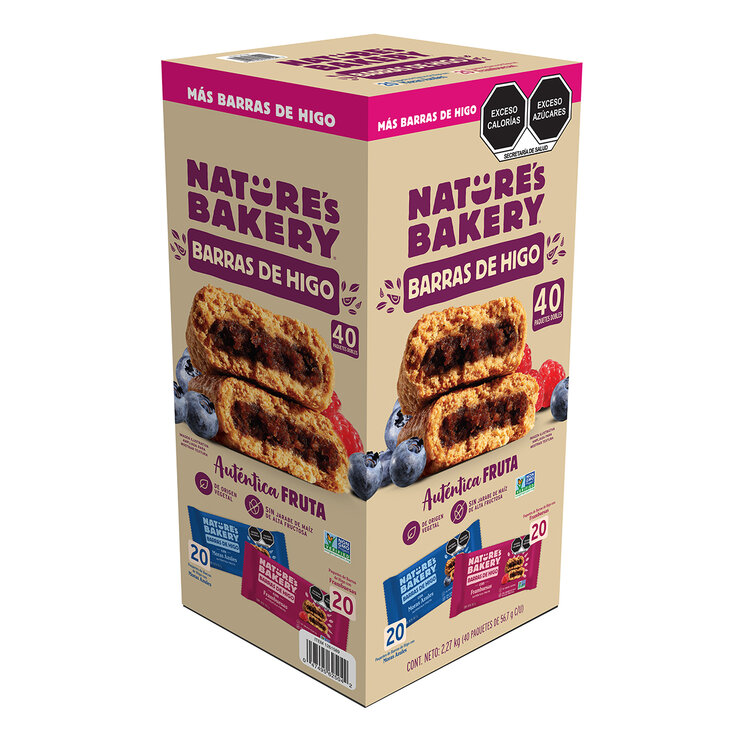 Nature's Bakery Surtido de Barras de Higo 40 pzas de 56.7 g — Imagen 2 de 3