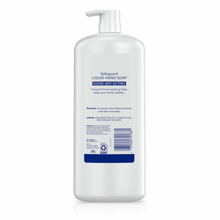 Jabón Líquido para Manos, Safeguard, 1.18 L — Imagen 2 de 4