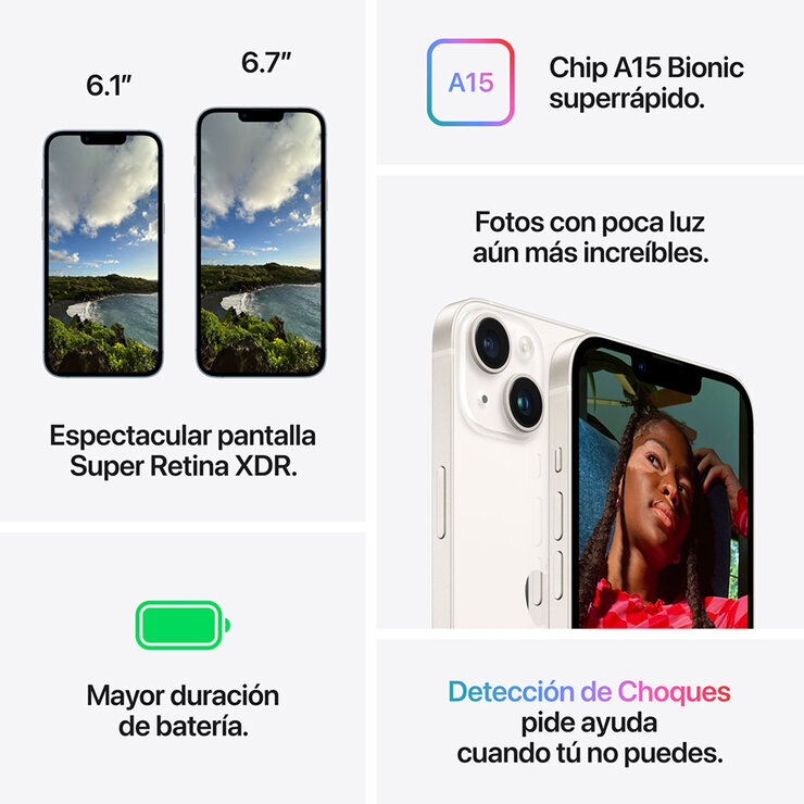 Apple iPhone 14 256GB Medianoche — Imagen 3 de 4