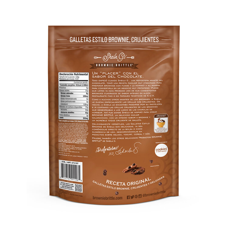 Sheila G's Galletas Estilo Brownie Crujientes 454 g — Imagen 2 de 2