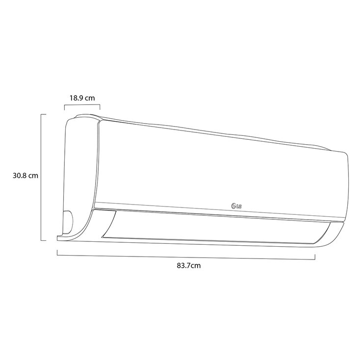 LG Aire Acondicionado DualCool Inverter WIFI Solo Frio 12,000 Btus VP122CR — Imagen 4 de 4
