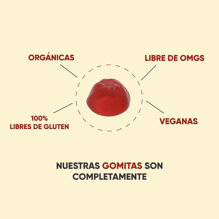 Goli Gomitas de Vinagre de Manzana 2 Frascos de 60 c/u — Imagen 3 de 4