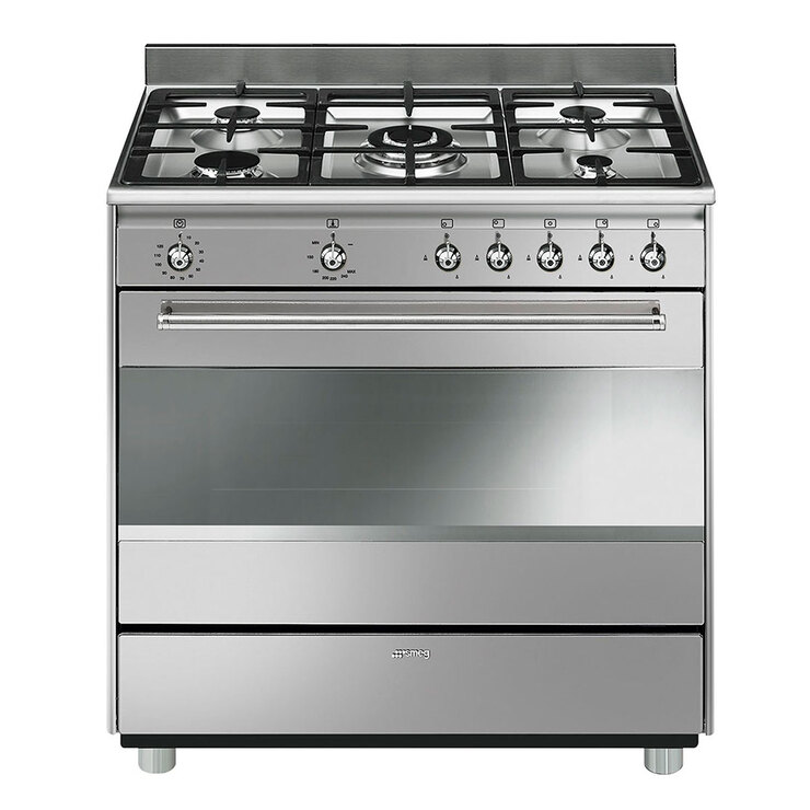 Estufa a gas 5 quemadores 90cm Smeg — Imagen 1 de 3