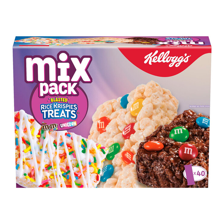 Kellogg's Barras de Arroz Inflado Rice Krispies Surtido 40 pzas — Imagen 2 de 3
