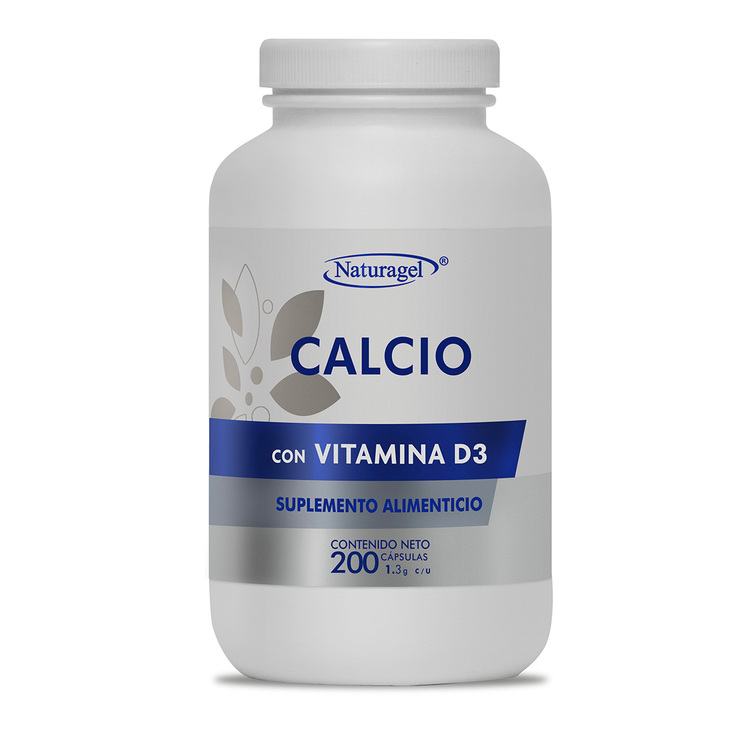 Naturagel Calcio + Vitamina D3 200 Cápsulas — Imagen 1 de 3