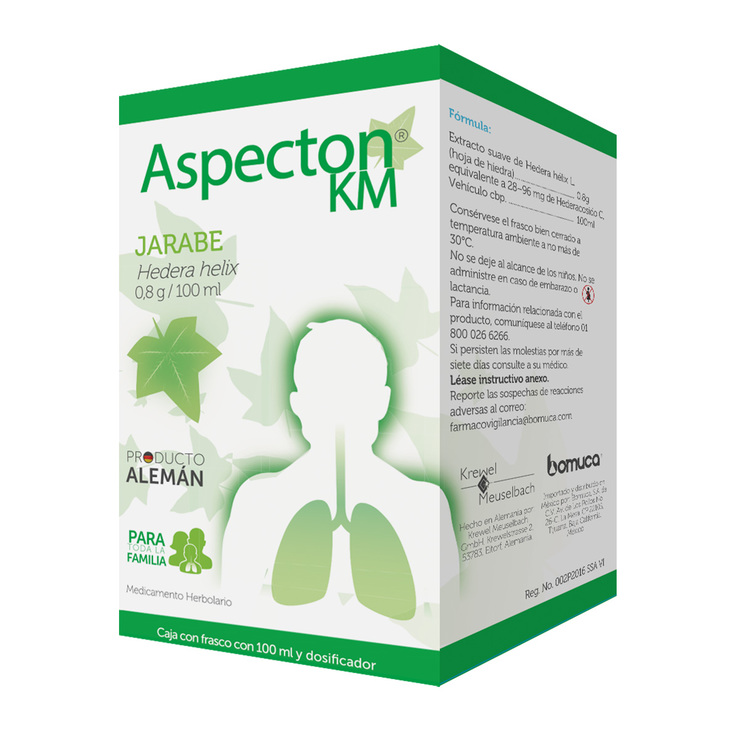 Aspecton KM Jarabe Hedera helix  2 Cajas — Imagen 2 de 2