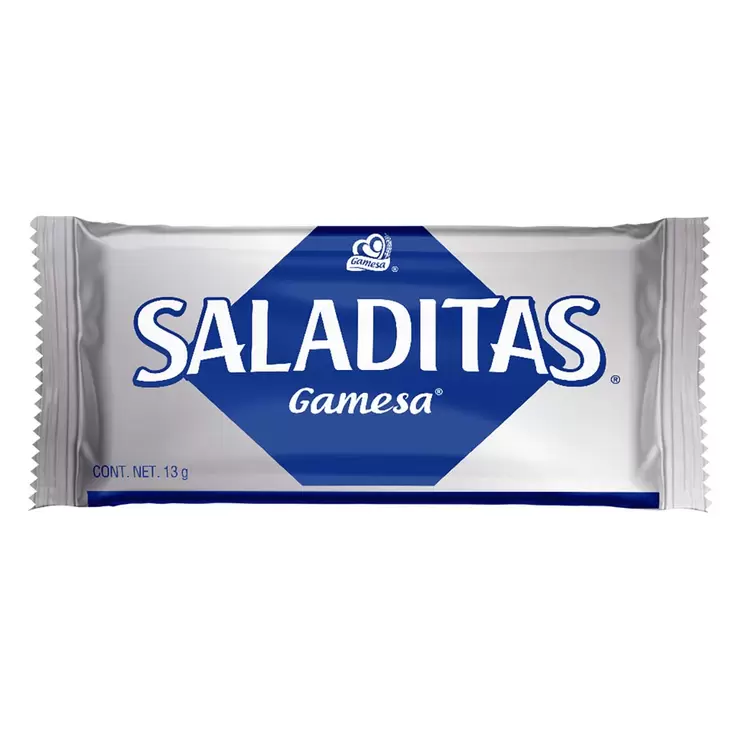 Gamesa Galletas Saladitas 200 pzas de 13g — Imagen 2 de 4
