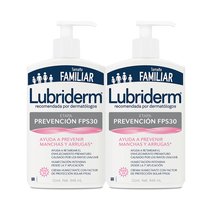 Crema Corporal LUBRIDERM Prevención FPS30 946ml 2Pack — Imagen 1 de 4
