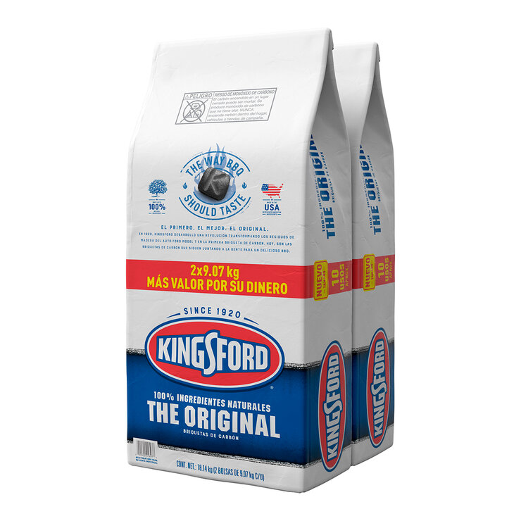 Briquetas de Carbón Kingsford 2 bolsas de 9.07 Kg — Imagen 4 de 4
