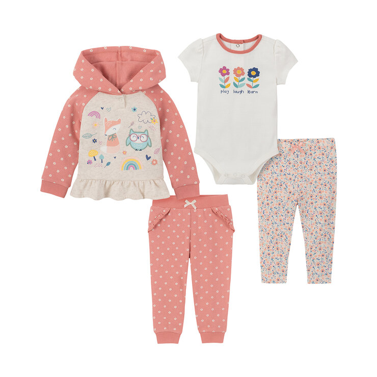 Kids Headquarters Conjunto para Niñas 4 Piezas Varias Tallas y Colores — Imagen 1 de 2
