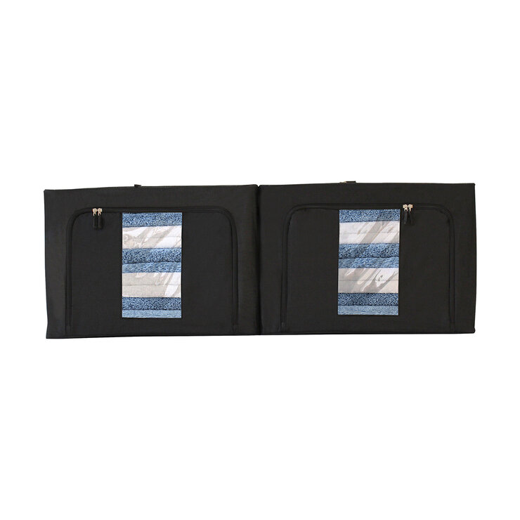 AG Box, Set de 2 Cajas Flexibles de Almacenamiento Negras — Imagen 2 de 4