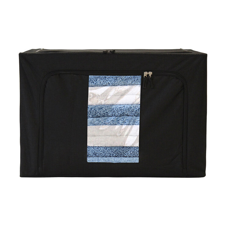 AG Box, Set de 2 Cajas Flexibles de Almacenamiento Negras — Imagen 3 de 4