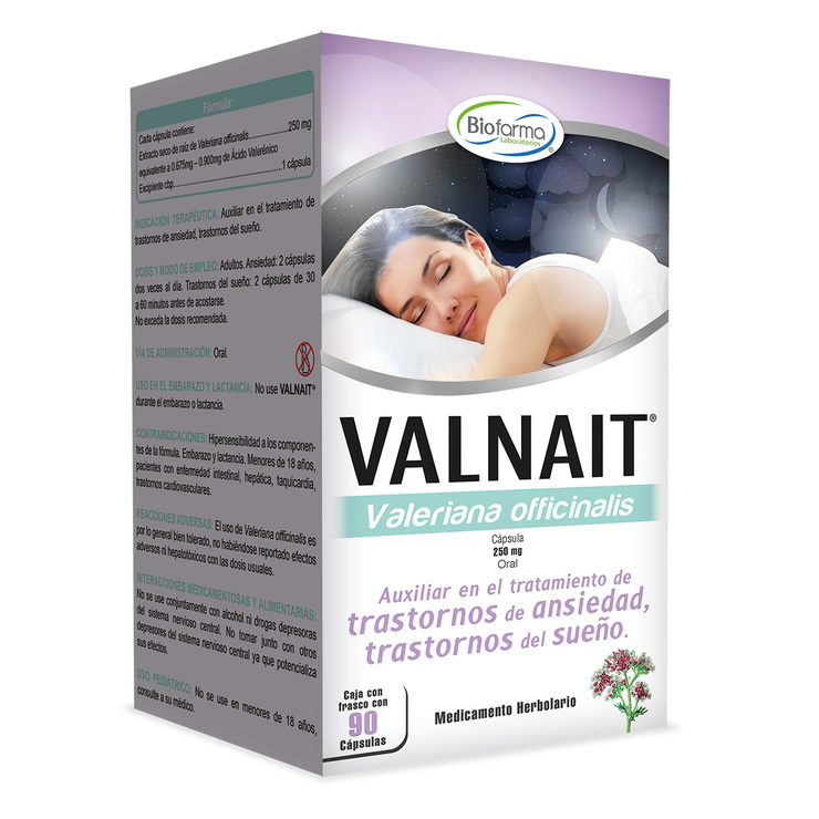 Valnait Valeriana Officinalis 90 Cápsulas — Imagen 1 de 3