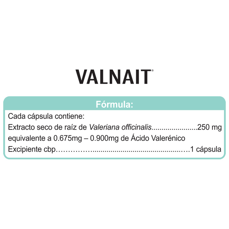 Valnait Valeriana Officinalis 90 Cápsulas — Imagen 3 de 3