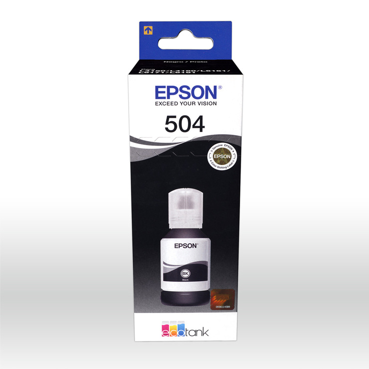 Epson 504 Botella de Tinta Negro — Imagen 2 de 2