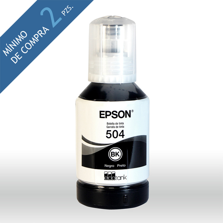 Epson 504 Botella de Tinta Negro — Imagen 1 de 2