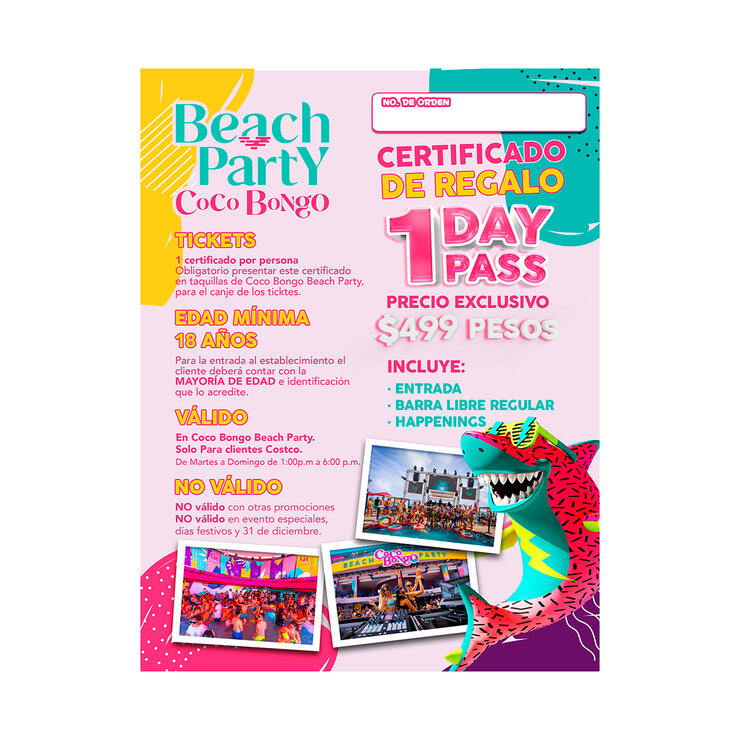 Coco Bongo Beach Party, One Day Pass — Imagen 3 de 4
