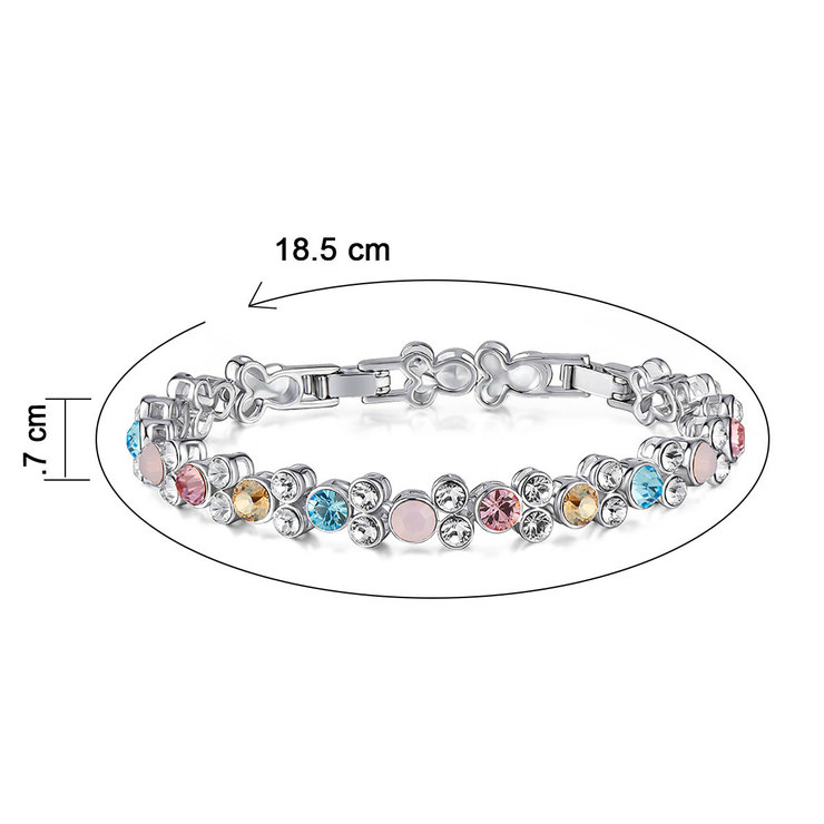 Mayfer, Pulsera de Cristal Austríaco — Imagen 2 de 3