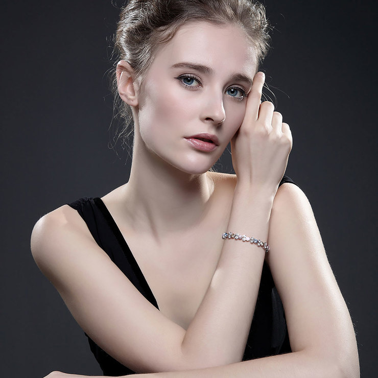 Mayfer, Pulsera de Cristal Austríaco — Imagen 3 de 3