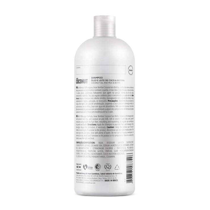 Inoar Shampoo con Coco 1l — Imagen 3 de 3