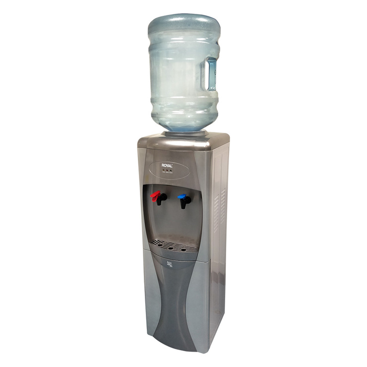 Royal dispensador de agua caliente y fría por enfriamiento electrónico con gabinete de almacenamiento — Imagen 1 de 3
