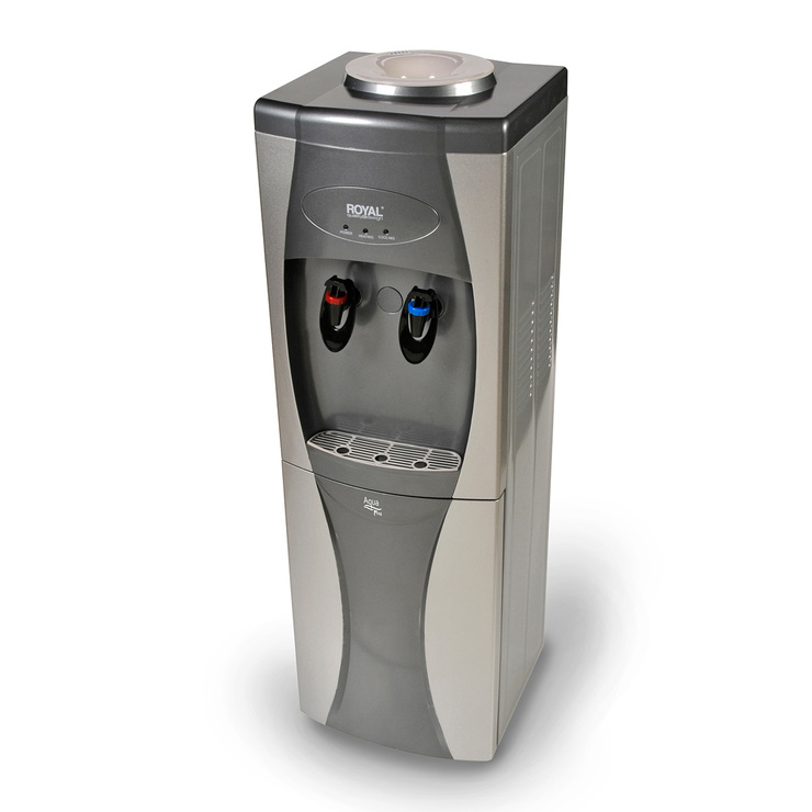 Royal dispensador de agua caliente y fría por enfriamiento electrónico con gabinete de almacenamiento — Imagen 2 de 3