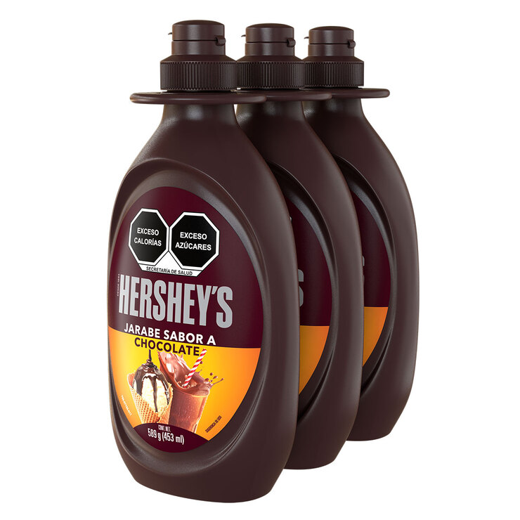 Hershey's Jarabe Sabor a Chocolate 3 pzas de 589 g — Imagen 1 de 2