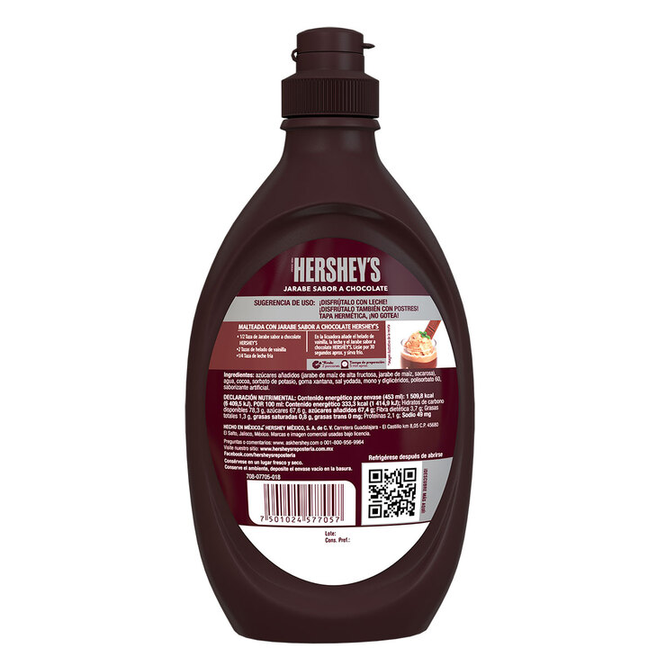 Hershey's Jarabe Sabor a Chocolate 3 pzas de 589 g — Imagen 2 de 2