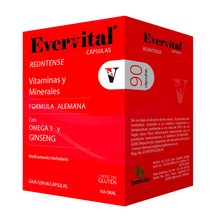 Evervital Redntense 90 Cápsulas — Imagen 3 de 3