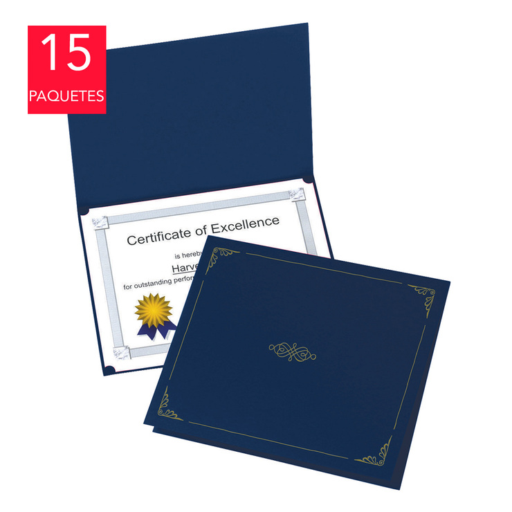 Oxford, Porta Diploma Tamaño Carta, 75 Piezas — Imagen 3 de 3