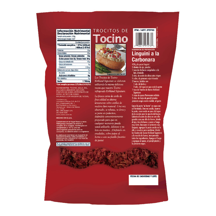 Kirkland Signature Trocitos de Tocino 567 g — Imagen 2 de 3