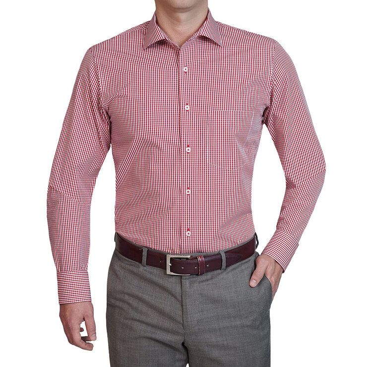 Emporio Colombo, Camisa Vestir Caballero, Corte Slim y/o Regular, Mascota Roja — Imagen 1 de 3