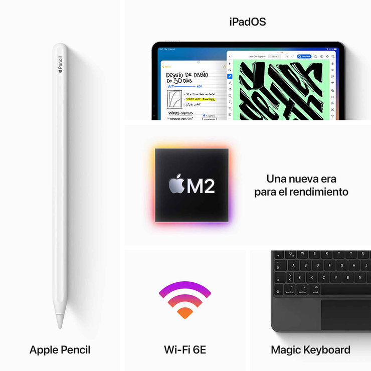 Apple iPad Pro 12.9 Wi-Fi 128GB Plata — Imagen 4 de 4