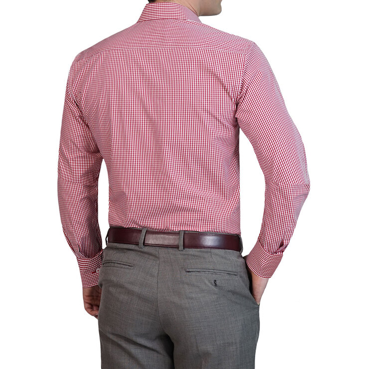 Emporio Colombo, Camisa Vestir Caballero, Corte Slim y/o Regular, Mascota Roja — Imagen 3 de 3