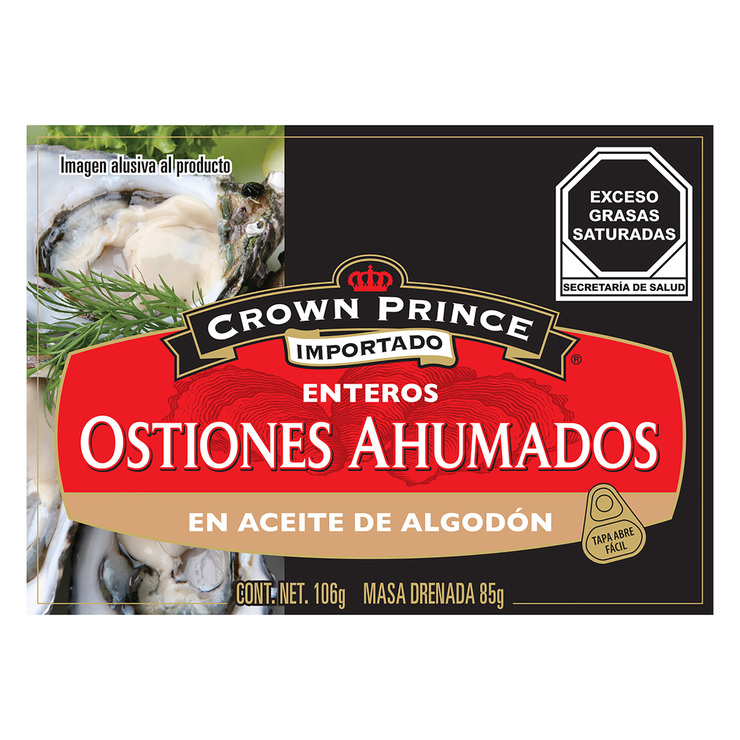 Crown Prince Ostiones Ahumados 6 piezas de 106 g  — Imagen 3 de 4