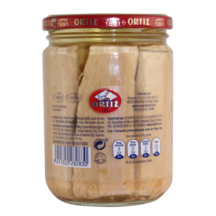 Ortiz Atún Blanco en Aceite de Oliva 2 pzas de 400 g — Imagen 2 de 2