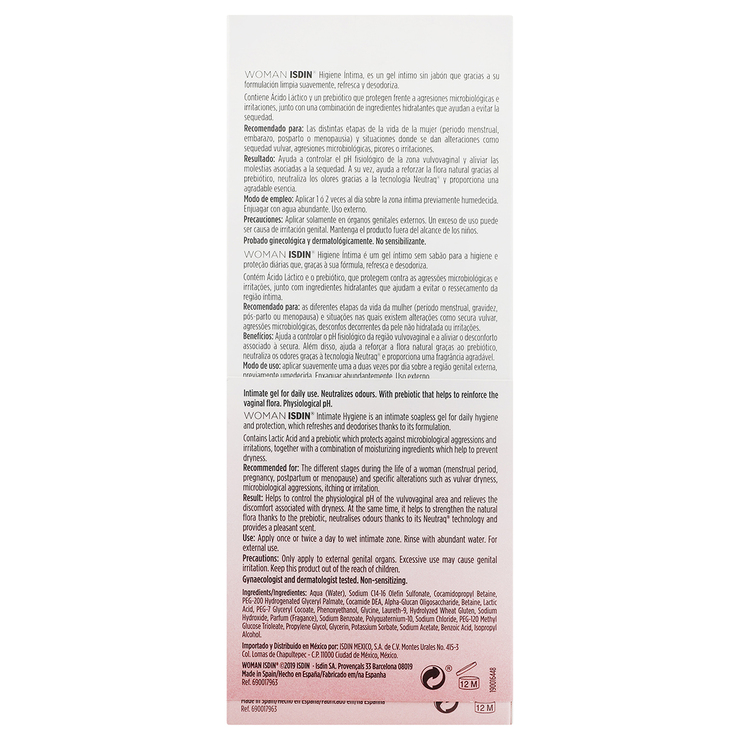 Isdin Woman Gel para Higiene Íntima 200ml — Imagen 2 de 2