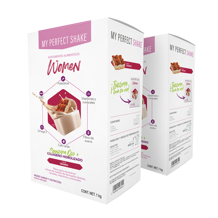 Bebida en Polvo Sabor Tiramisu, My Perfect Shake, 2kg