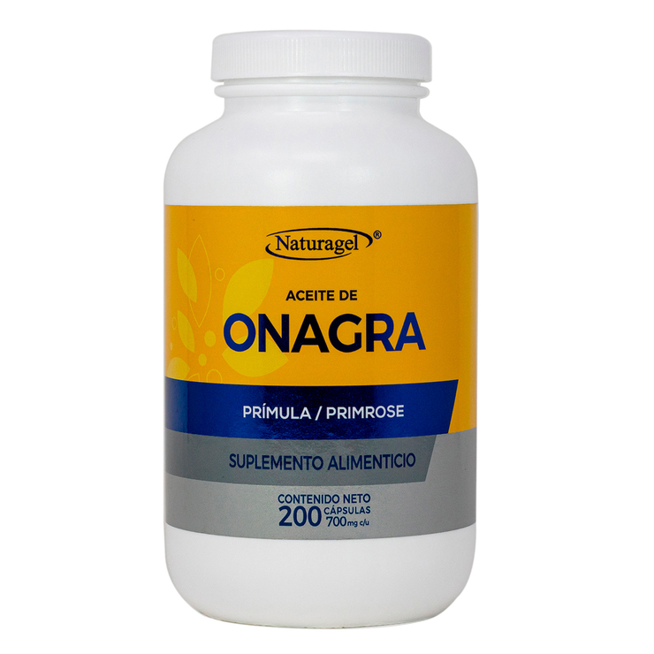 Naturagel Aceite de Onagra 200 Cápsulas. — Imagen 1 de 3