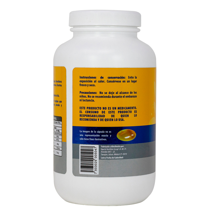 Naturagel Aceite de Onagra 200 Cápsulas. — Imagen 2 de 3