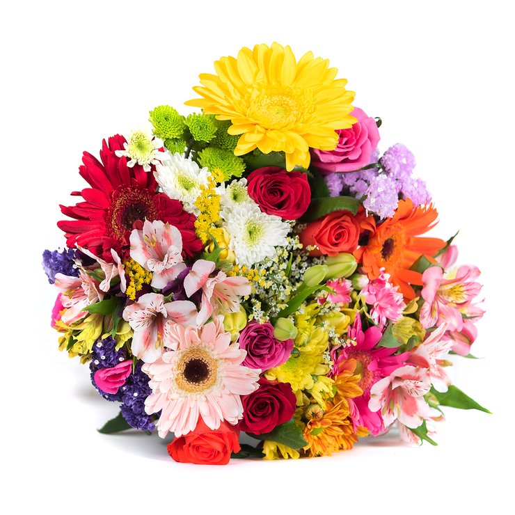 Chiltepec, Bouquet Mixto en Tonos Primaverales