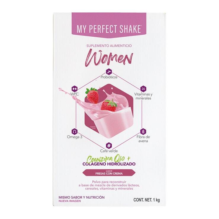My Perfect Shake Bebida en Polvo Sabor Fresas con Crema 2kg — Imagen 2 de 4