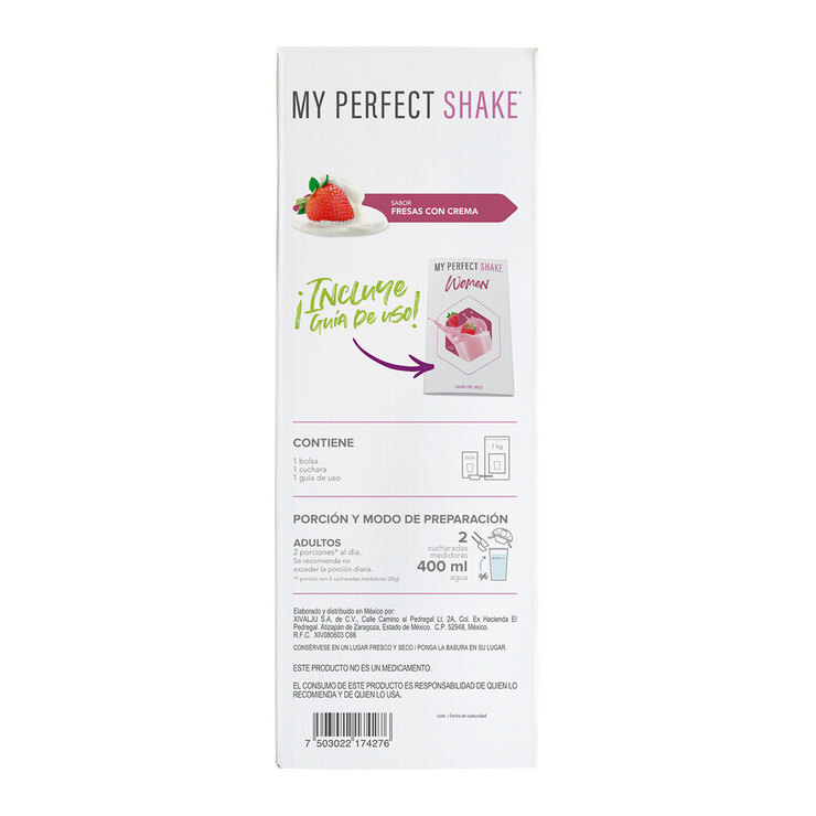 My Perfect Shake Bebida en Polvo Sabor Fresas con Crema 2kg — Imagen 3 de 4