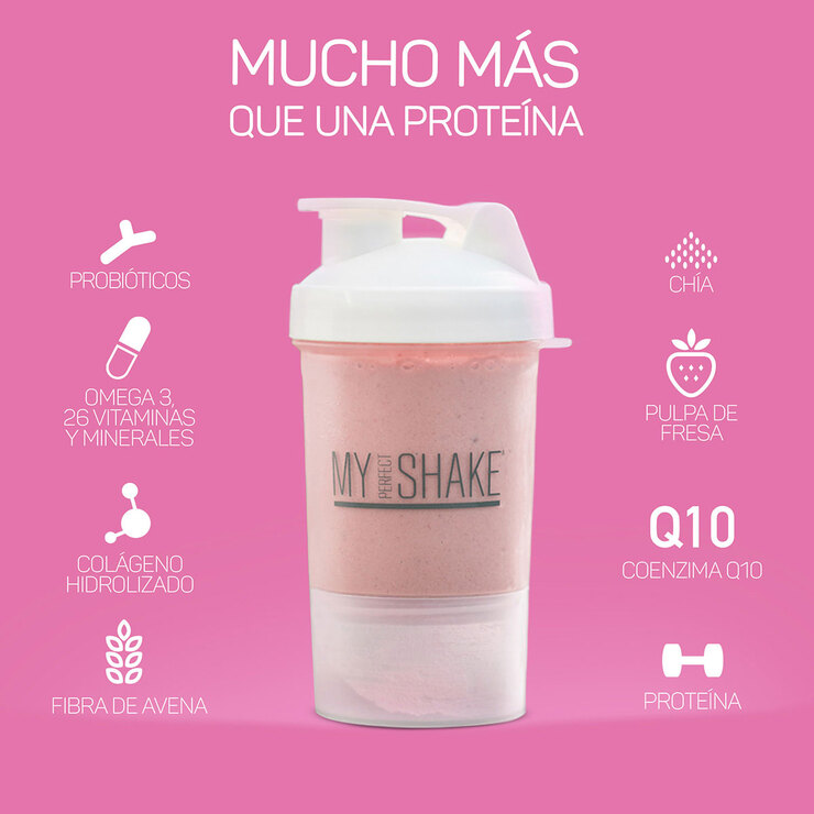 My Perfect Shake Bebida en Polvo Sabor Fresas con Crema 2kg — Imagen 4 de 4