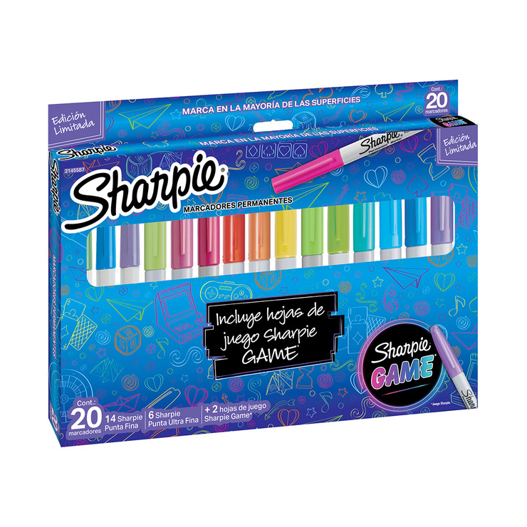 Sharpie Marcadores Permanentes 20 Piezas — Imagen 2 de 4
